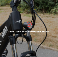 front and rear Spanninga lights