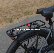 Gio Storm E-bike storage rack
